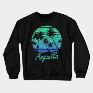 Anguilla Blue Sunset Crewneck Sweatshirt